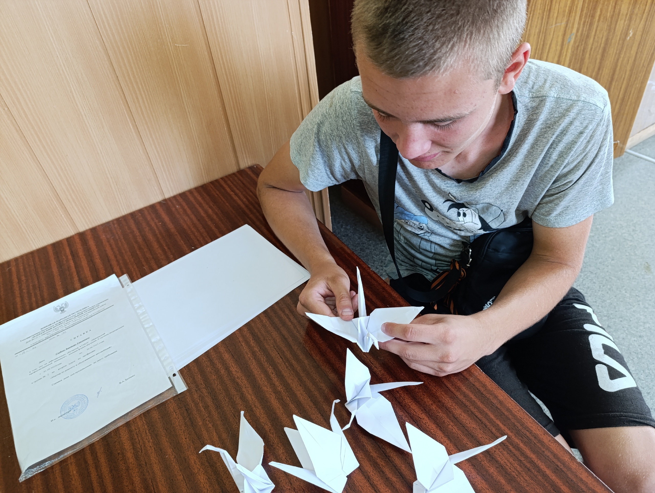 Акция "Белые журавли" pl4ub09nigo - Макеевский Профессиональный Техникум